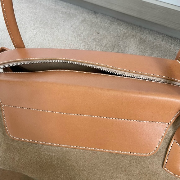 Tod’s Vintage Tan leather suede handbag - Picture 11 of 16